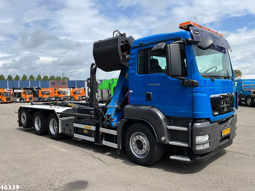 Man TGS 35.360 8x4 Palfinger 17 Tonmeter Z-kraan Just 203.968 km!