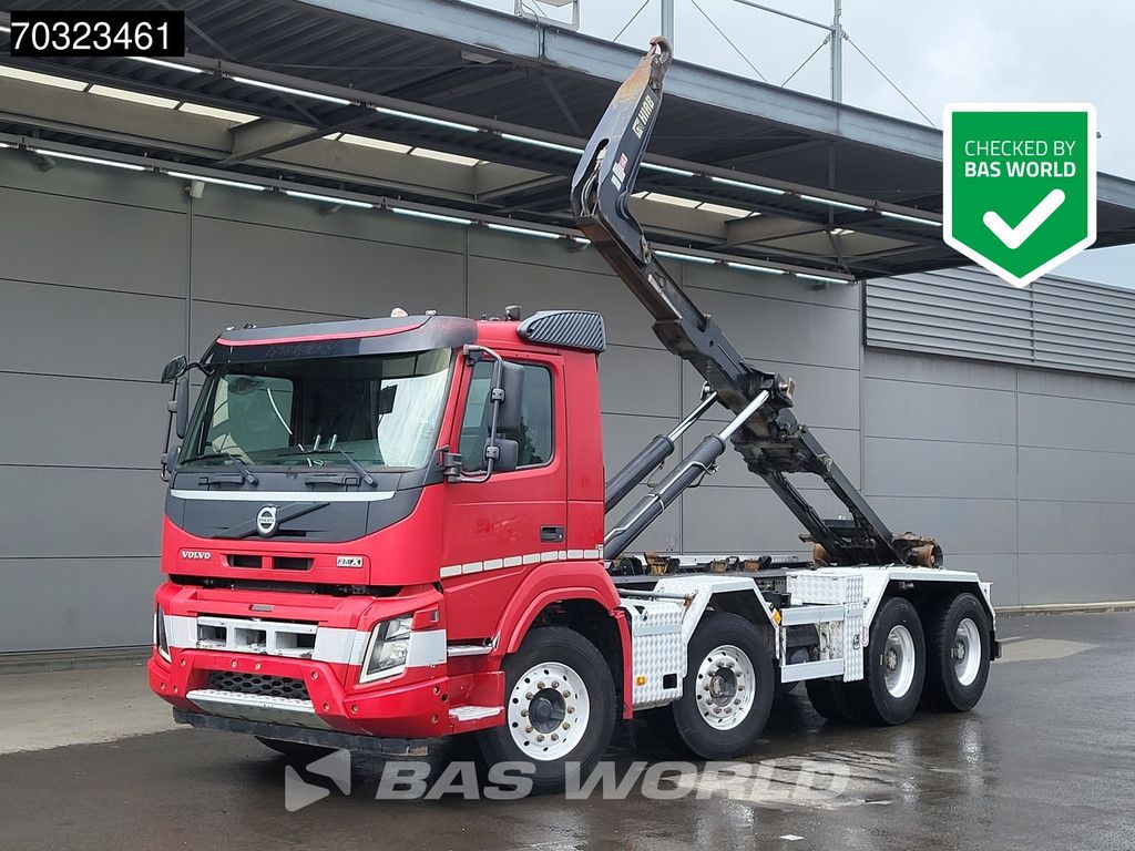 Volvo FMX 460 8X4 HIAB XR26Z56 containersystem Full Steel Big-Axle Retarder Euro 6