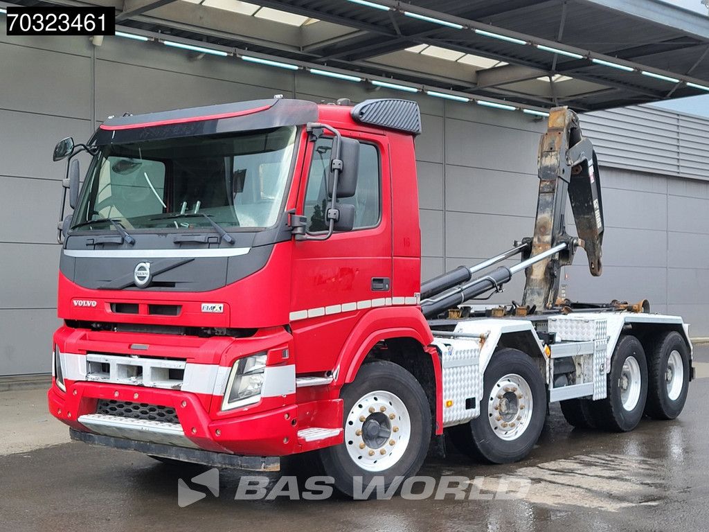 Volvo FMX 460 8X4 HIAB XR26Z56 containersystem Full Steel Big-Axle Retarder Euro 6