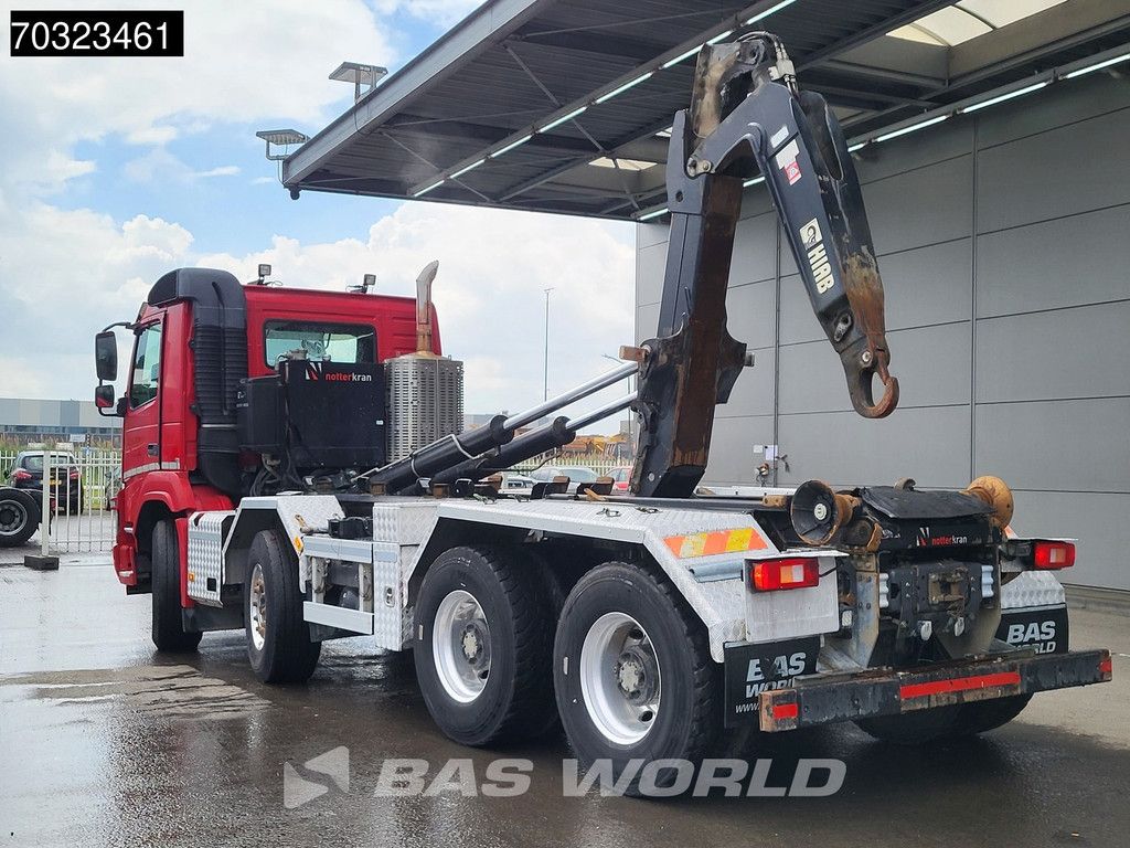 Volvo FMX 460 8X4 HIAB XR26Z56 containersystem Full Steel Big-Axle Retarder Euro 6