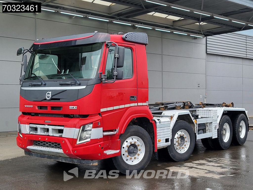 Volvo FMX 460 8X4 HIAB XR26Z56 containersystem Full Steel Big-Axle Retarder Euro 6