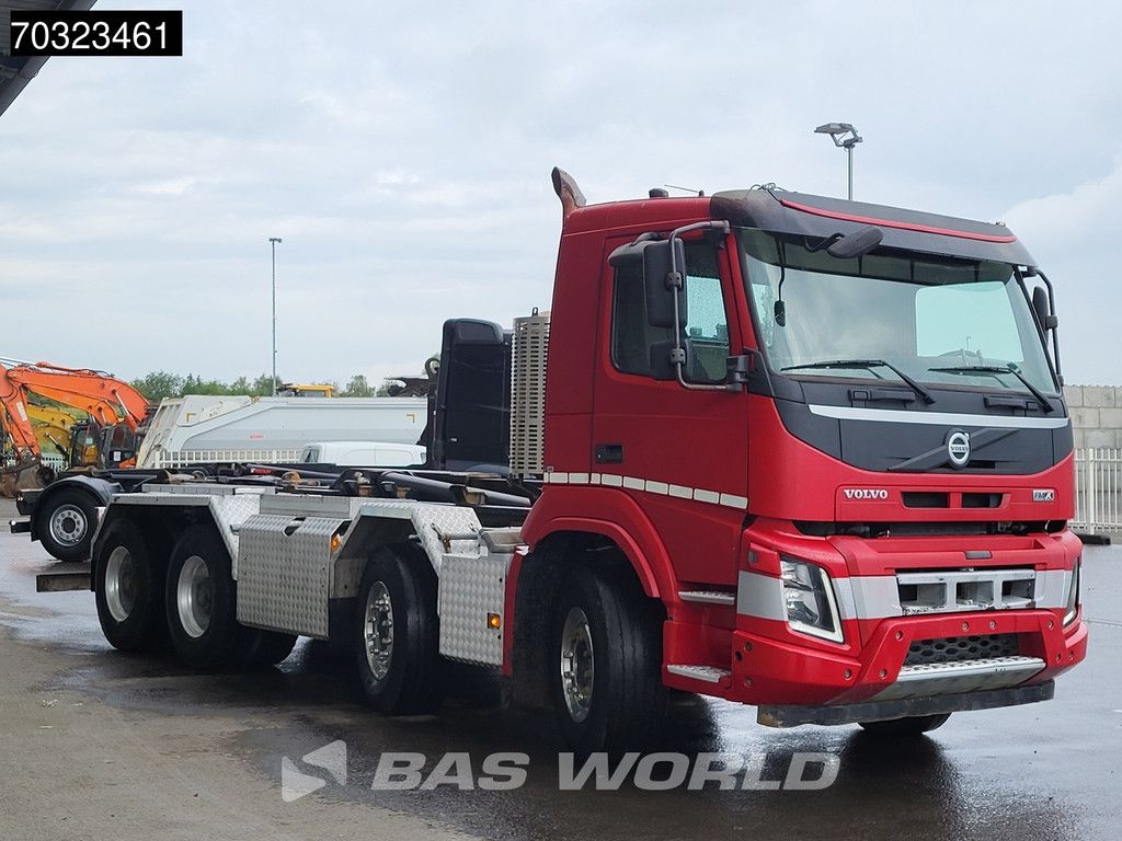 Volvo FMX 460 8X4 HIAB XR26Z56 containersystem Full Steel Big-Axle Retarder Euro 6