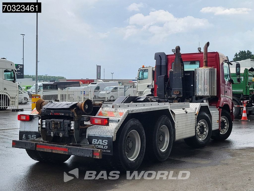 Volvo FMX 460 8X4 HIAB XR26Z56 containersystem Full Steel Big-Axle Retarder Euro 6