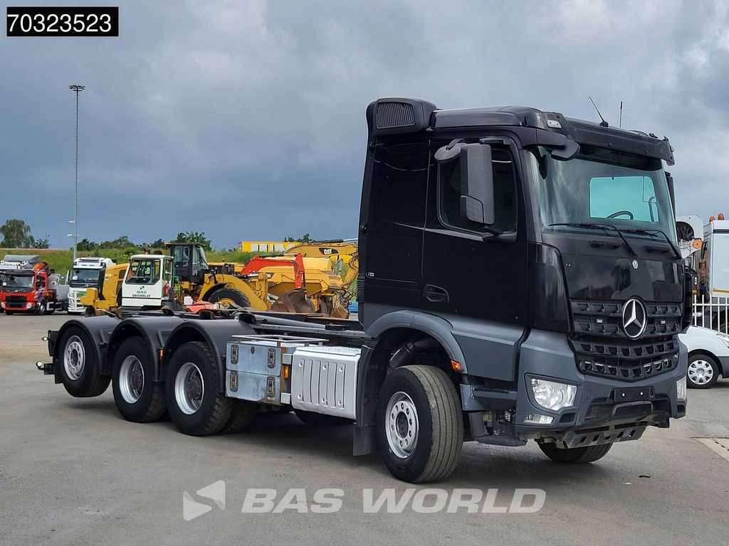 Mercedes Arocs Arocs 3253 8X4 HIAB XR24ZL59 containersystem Lift+steering axle Big-Axle Euro 6