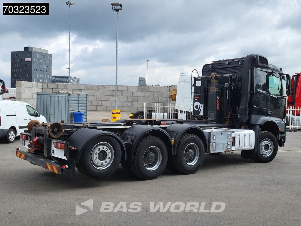 Mercedes Arocs Arocs 3253 8X4 HIAB XR24ZL59 containersystem Lift+steering axle Big-Axle Euro 6