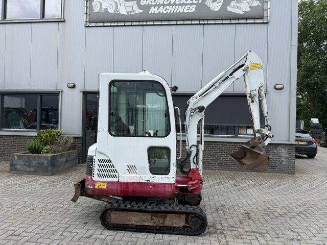Takeuchi TB016 bj2007 1.7T Minigraver Minikraan Kubota CAT