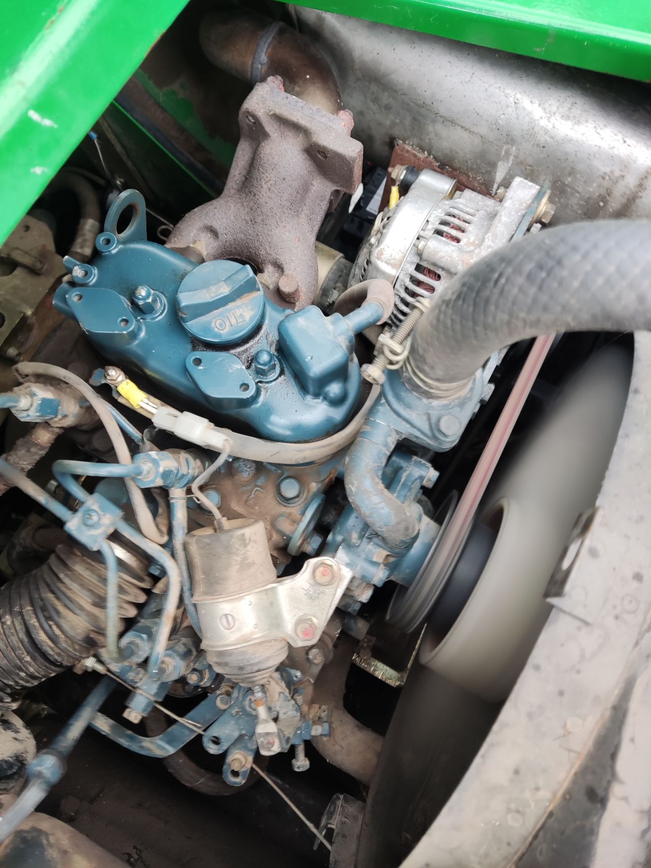 AVANT minishovel (type 514, Kubota diesel, bak / palletvork)