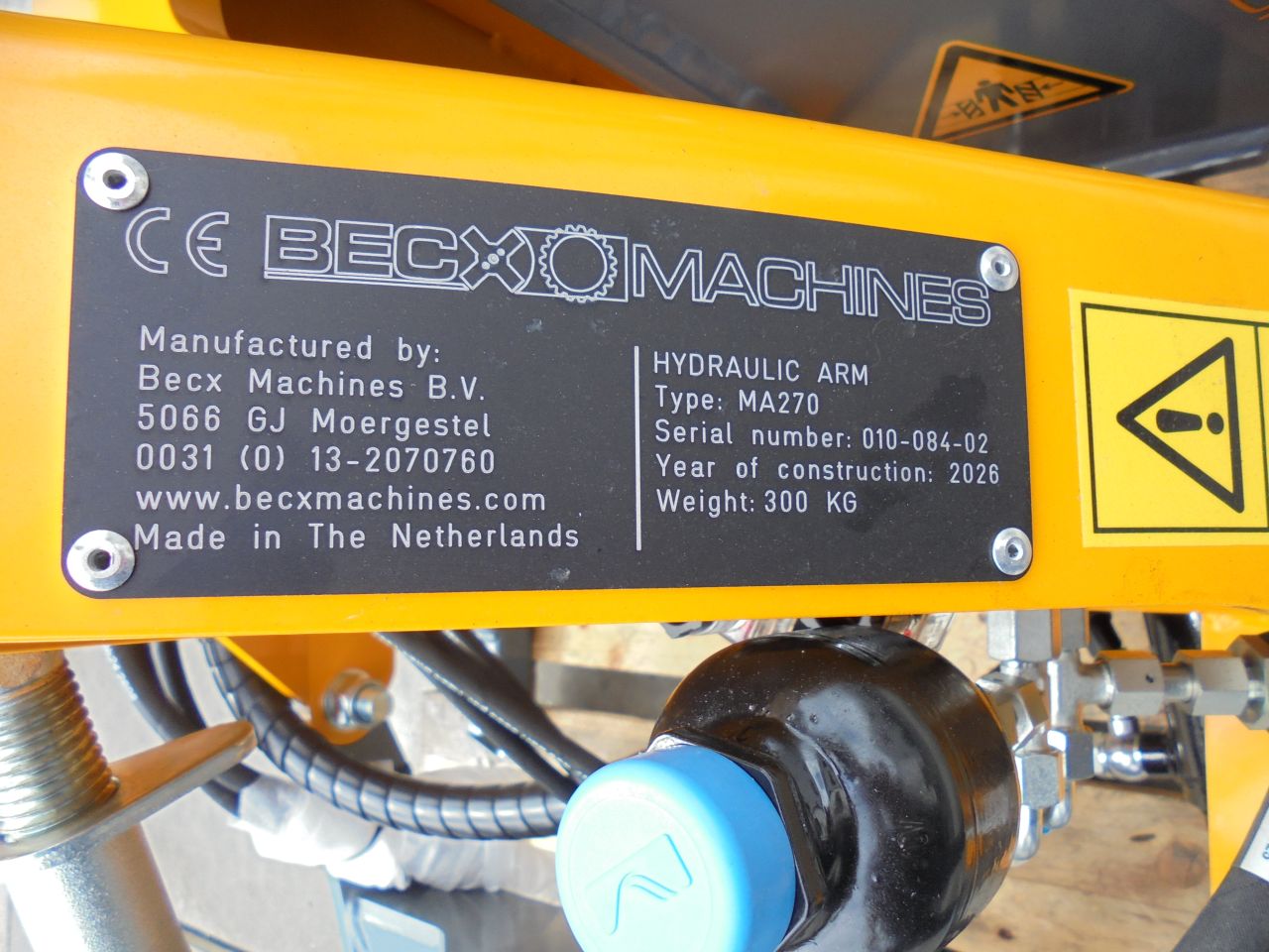 Div,nieuwe becx MA270 hydr,arm