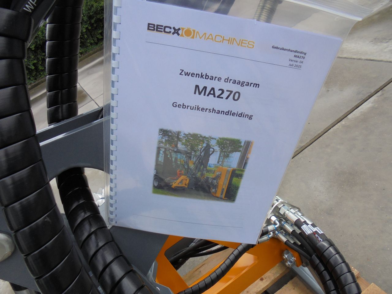 Div,nieuwe becx MA270 hydr,arm