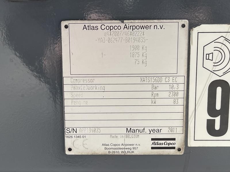 Atlas Copco XATS 156 DD - N