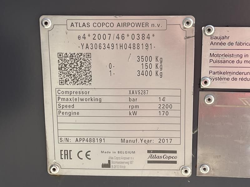 Atlas Copco XAVS 287