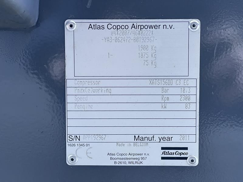 Atlas Copco XATS 156 DD - N