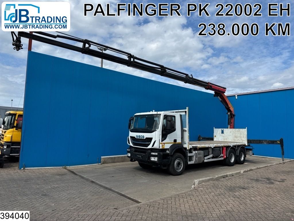 Iveco X-Way 360 6X4, EURO 6, Steel suspension, Palfinger