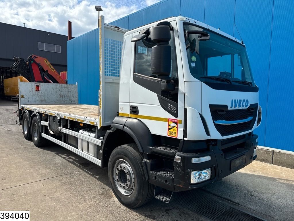 Iveco X-Way 360 6X4, EURO 6, Steel suspension, Palfinger