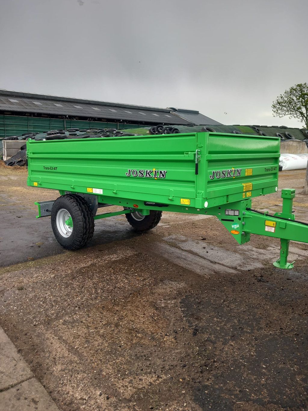 Joskin Trans x 4 ton kipper/bakkenwagen