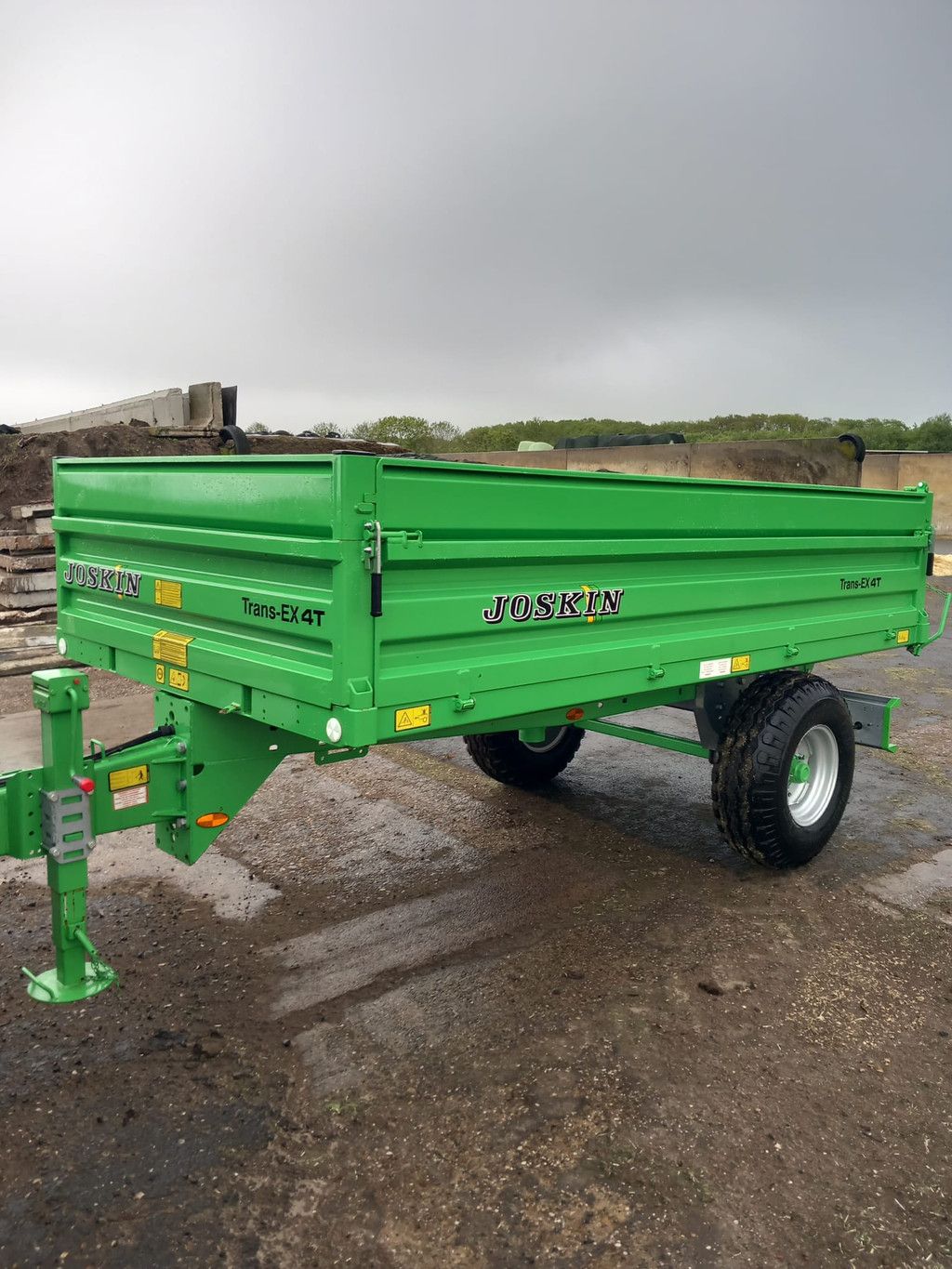 Joskin Trans x 4 ton kipper/bakkenwagen