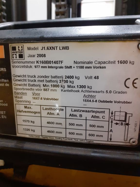HYSTER J1.6XNT LWB