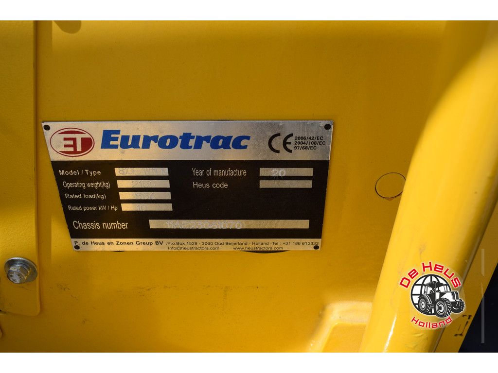 Eurotrac W11EM, electrisch.