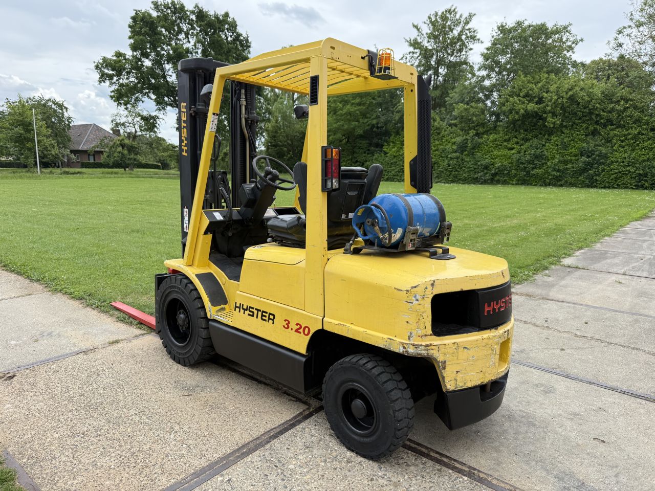 Hyster 3.2 tonner lpg heftruck triplo 4.9m Sideshift 4e ventiel