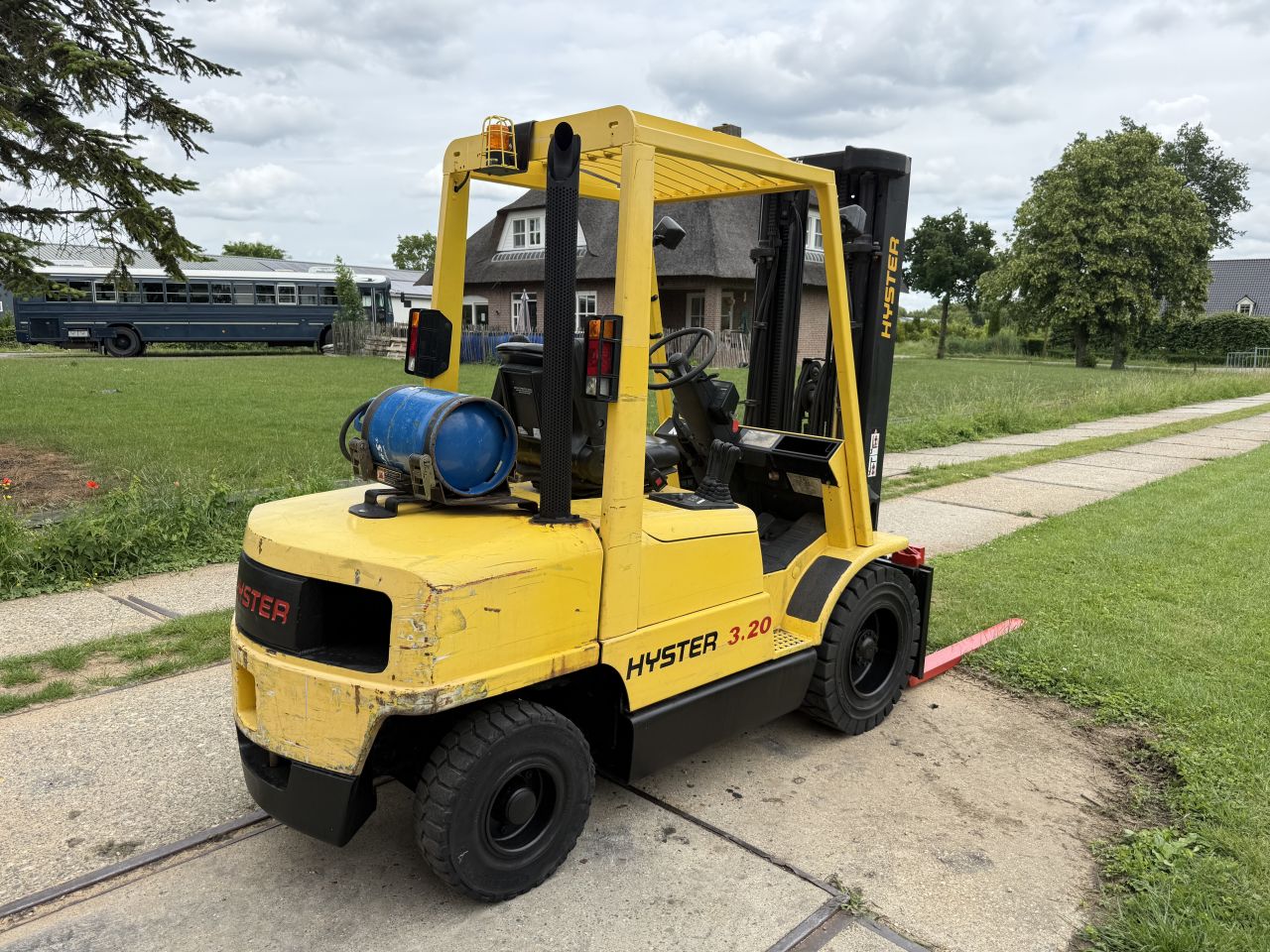 Hyster 3.2 tonner lpg heftruck triplo 4.9m Sideshift 4e ventiel