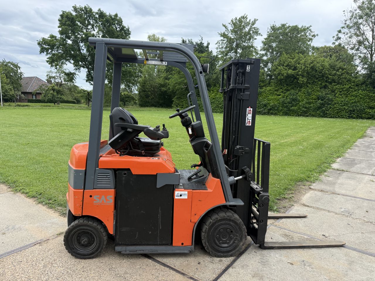 Toyota 1800KG elektrische heftruck Sideshift Vorkversteller