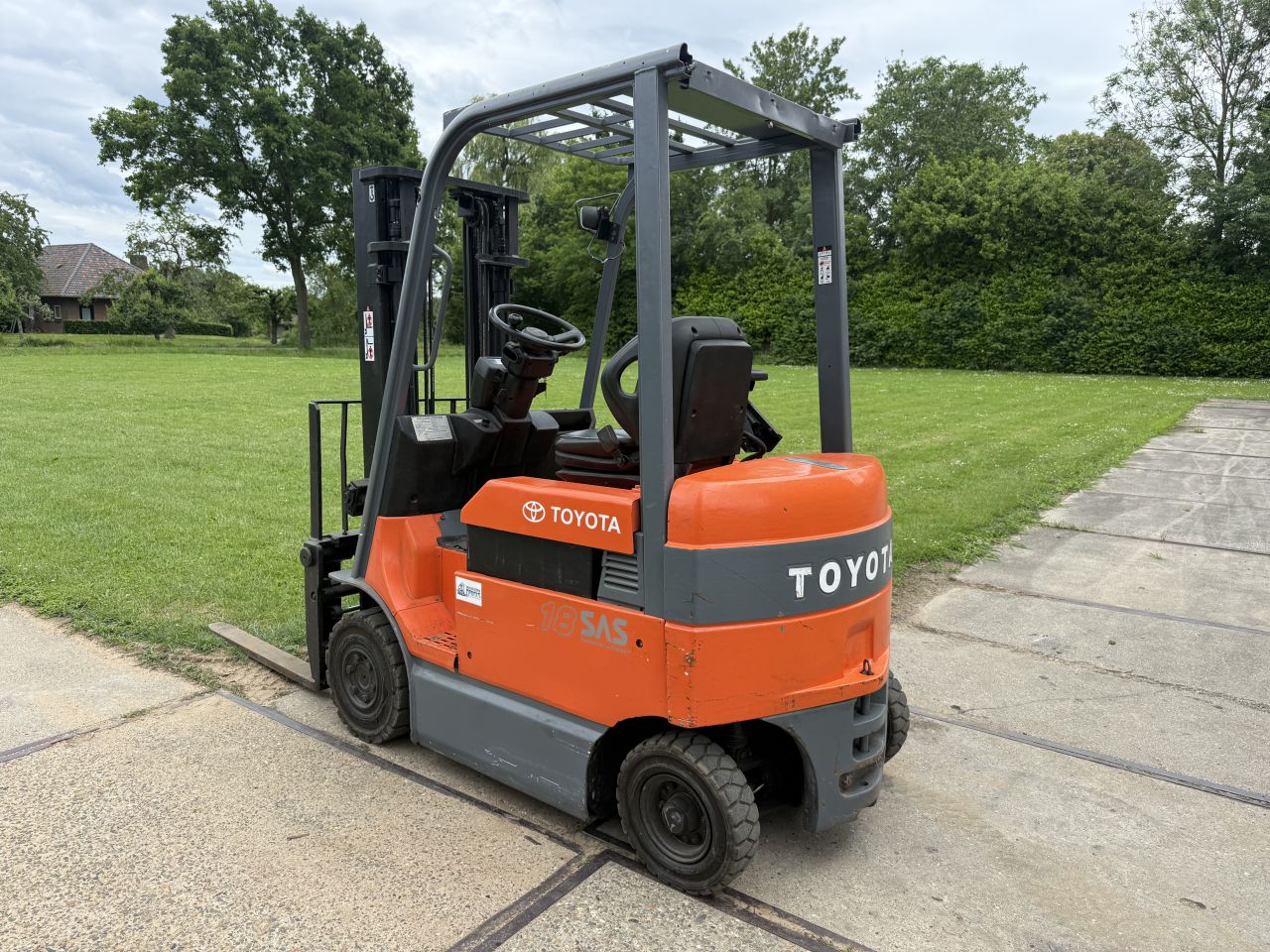 Toyota 1800KG elektrische heftruck Sideshift Vorkversteller