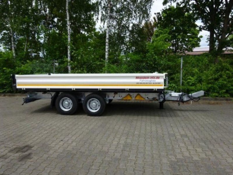 Möslein TTD 13 Weiß 13 t Tandem 3- Seitenkipper Tieflader