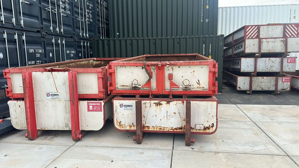 AJK Gebruikte 8m3 open container 5 meter lanf