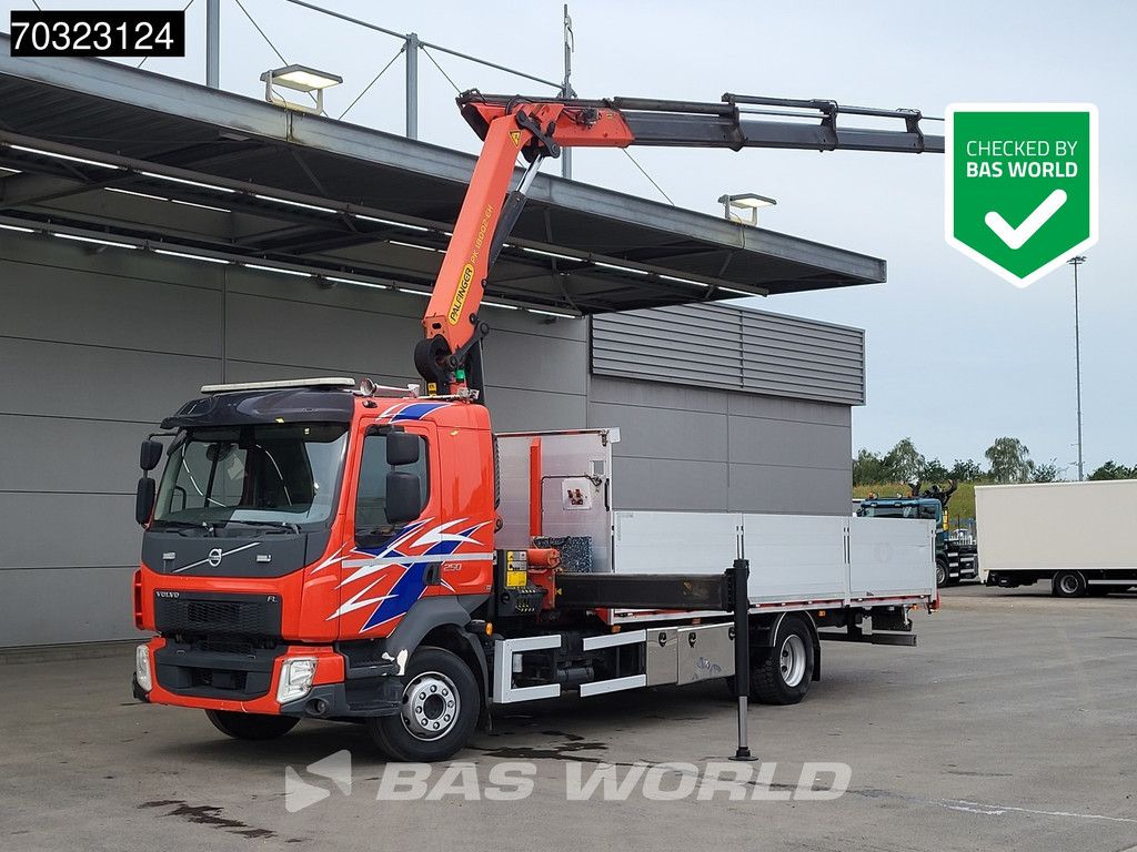 Volvo FL FL 250 4X2 Palfinger PK18002 EH Crane 4 extensions Remote control Full Air Euro 6