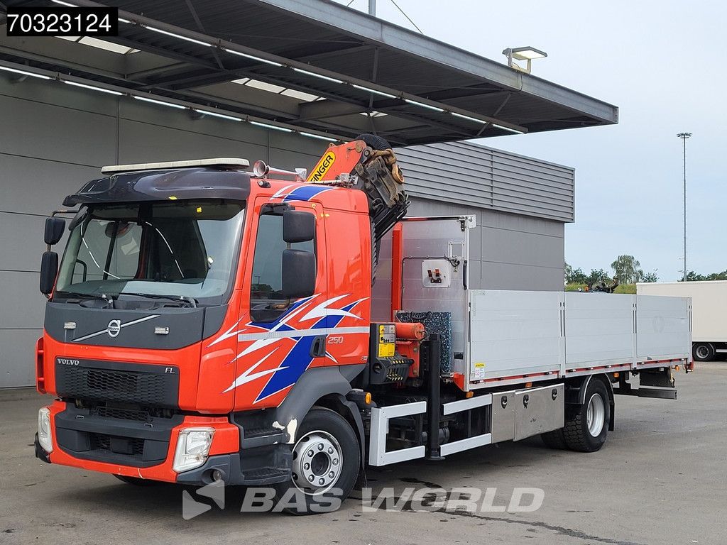 Volvo FL FL 250 4X2 Palfinger PK18002 EH Crane 4 extensions Remote control Full Air Euro 6