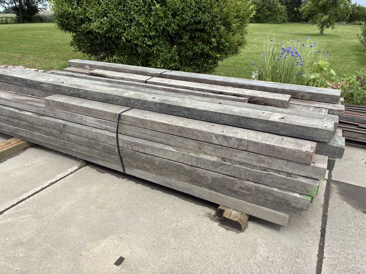 Gebr. Azobe Hardhouten DAMWANDPLANKEN Z.G.A.N!