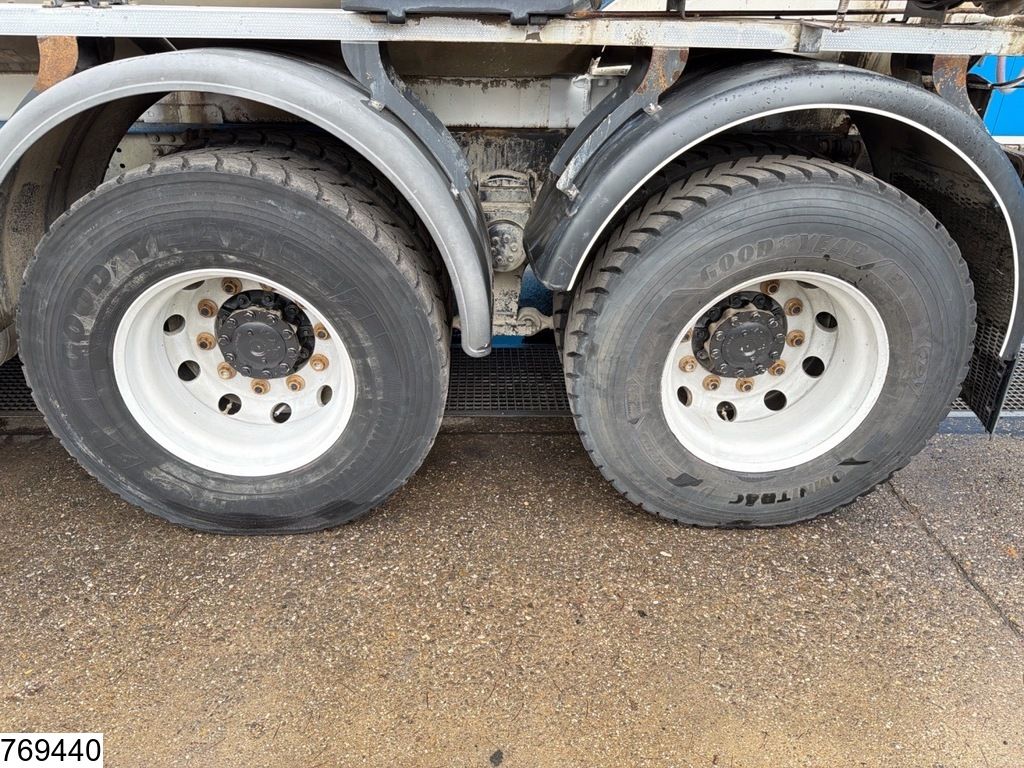 MAN TGS 32 420 8x4, Euro 6, Liebherr, 9 m³, Steel suspension