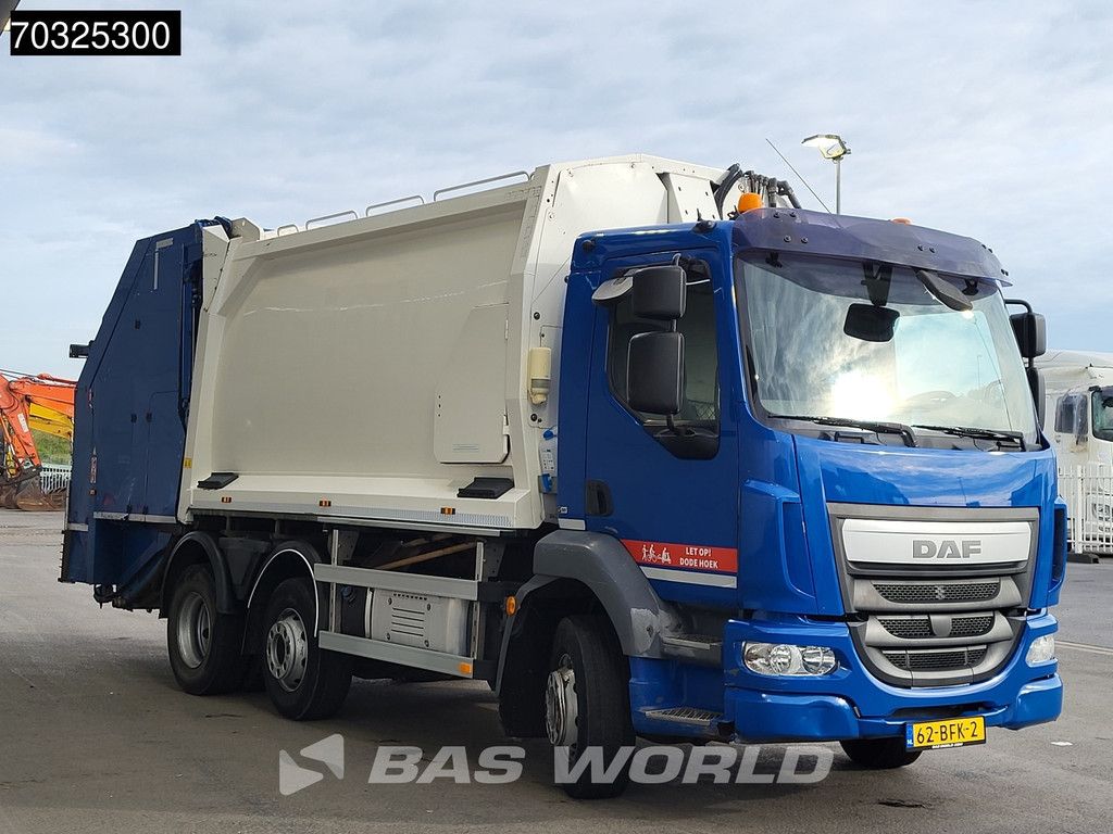 DAF LF 220 6X2 NL-Truck Geesink GPM III v 14L22 GCB Steering axle Automatic Euro 6