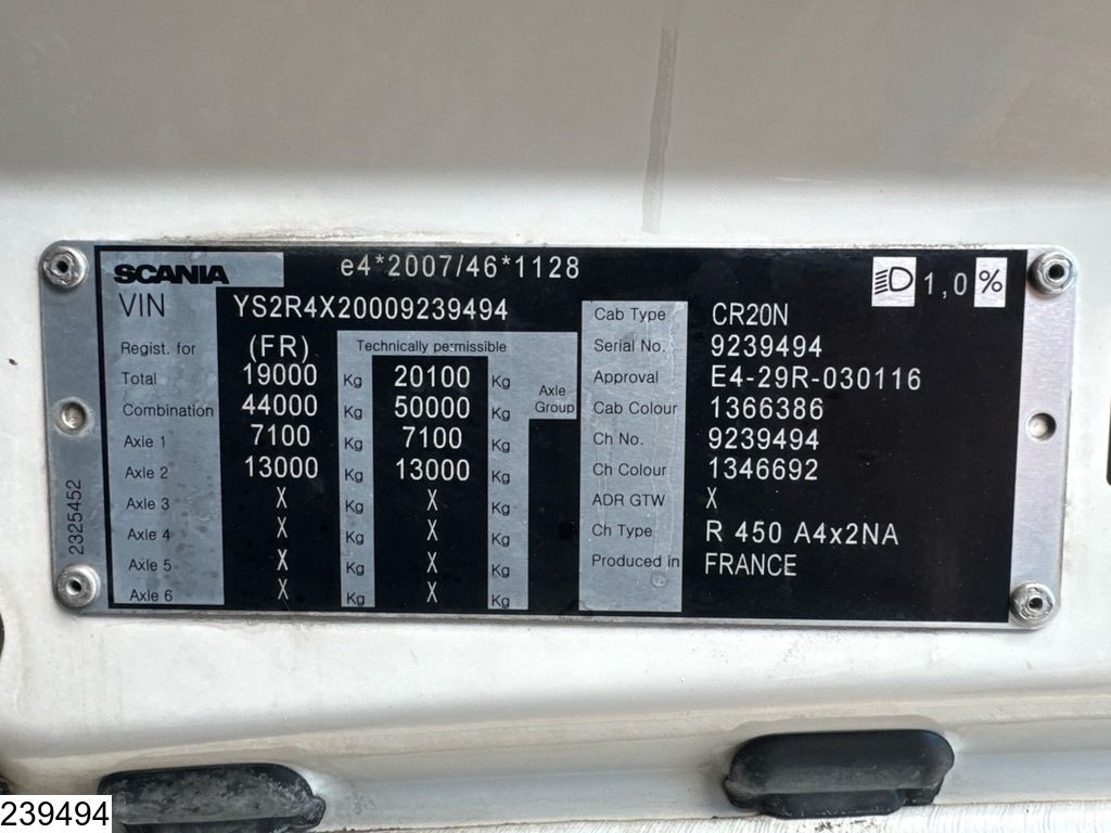 Scania R 450 EURO 6, Retarder, Standairco