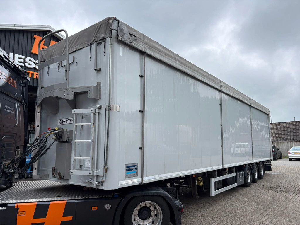 Knapen Trailers 96m3 Liftas Cargo Floor 10MM 2 year old! Afstandsbediening Silver metallic