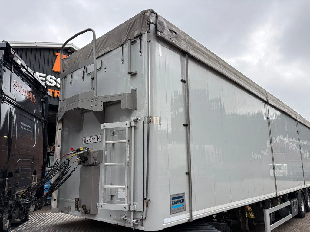 Knapen Trailers 96m3 Liftas Cargo Floor 10MM 2 year old! Afstandsbediening Silver metallic
