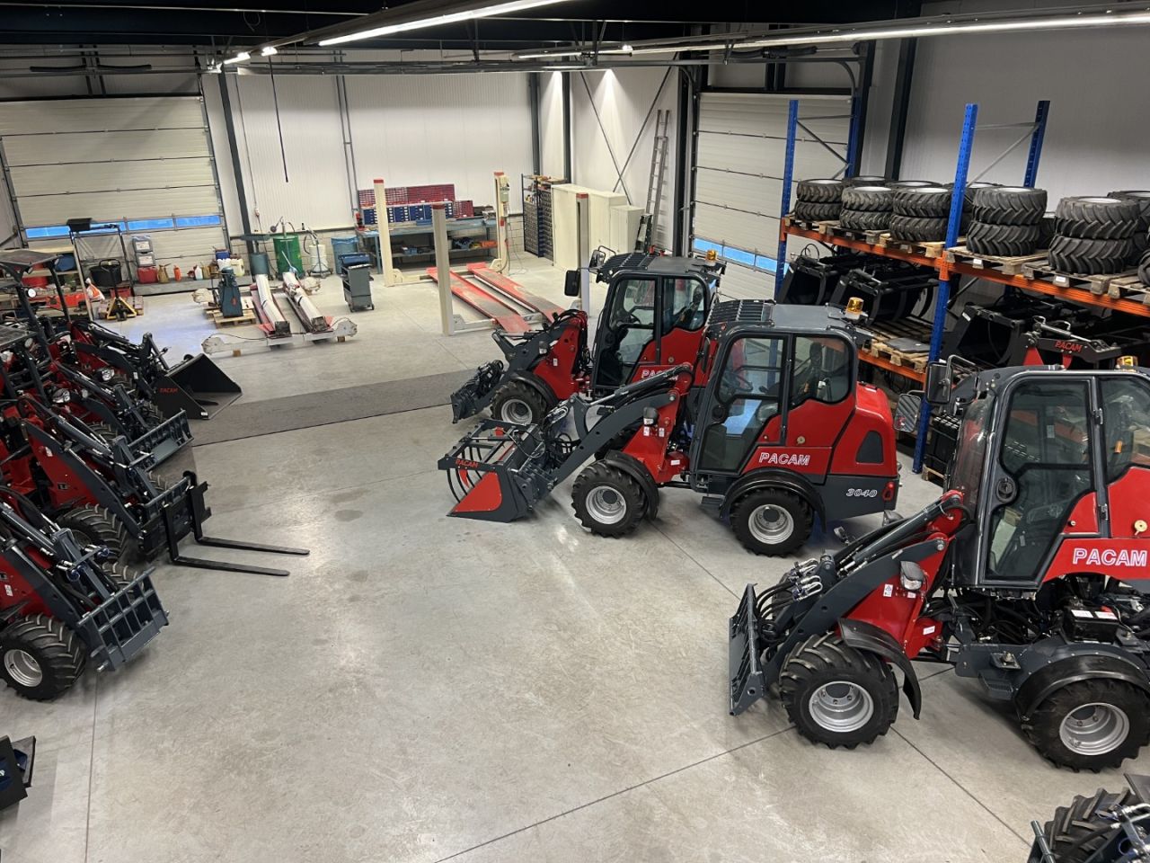 PACAM 3040LF kniklader, minishovel, Hoflader