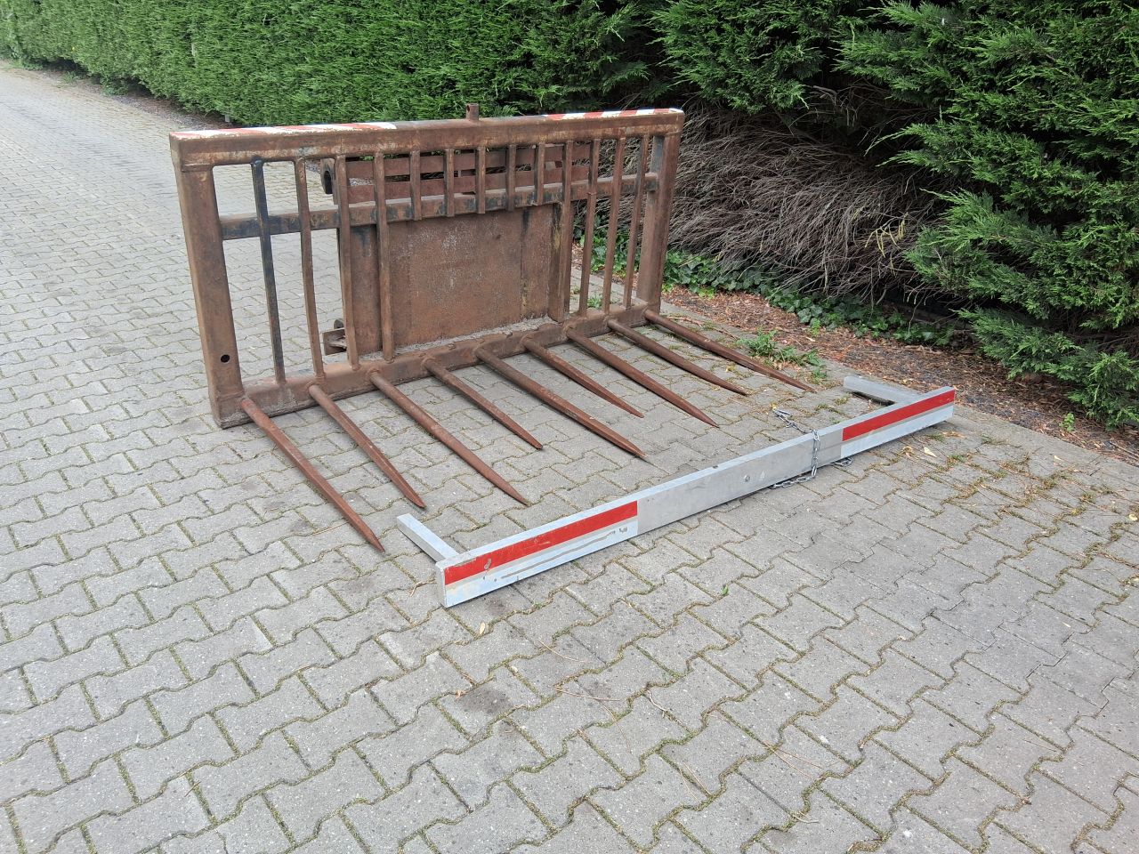 Grasvork hooivork riek shovel 2.2 meter breed