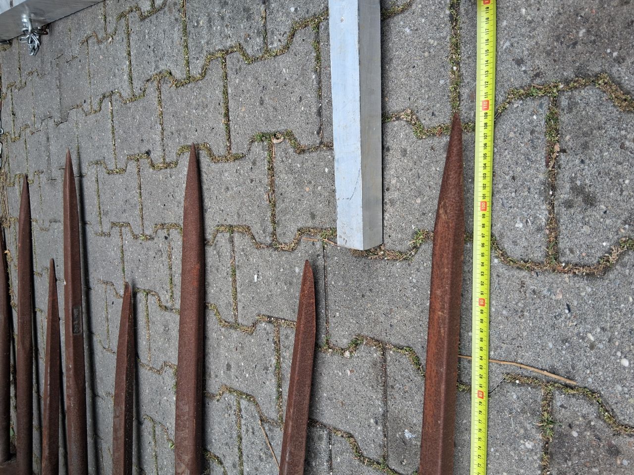 Grasvork hooivork riek shovel 2.2 meter breed