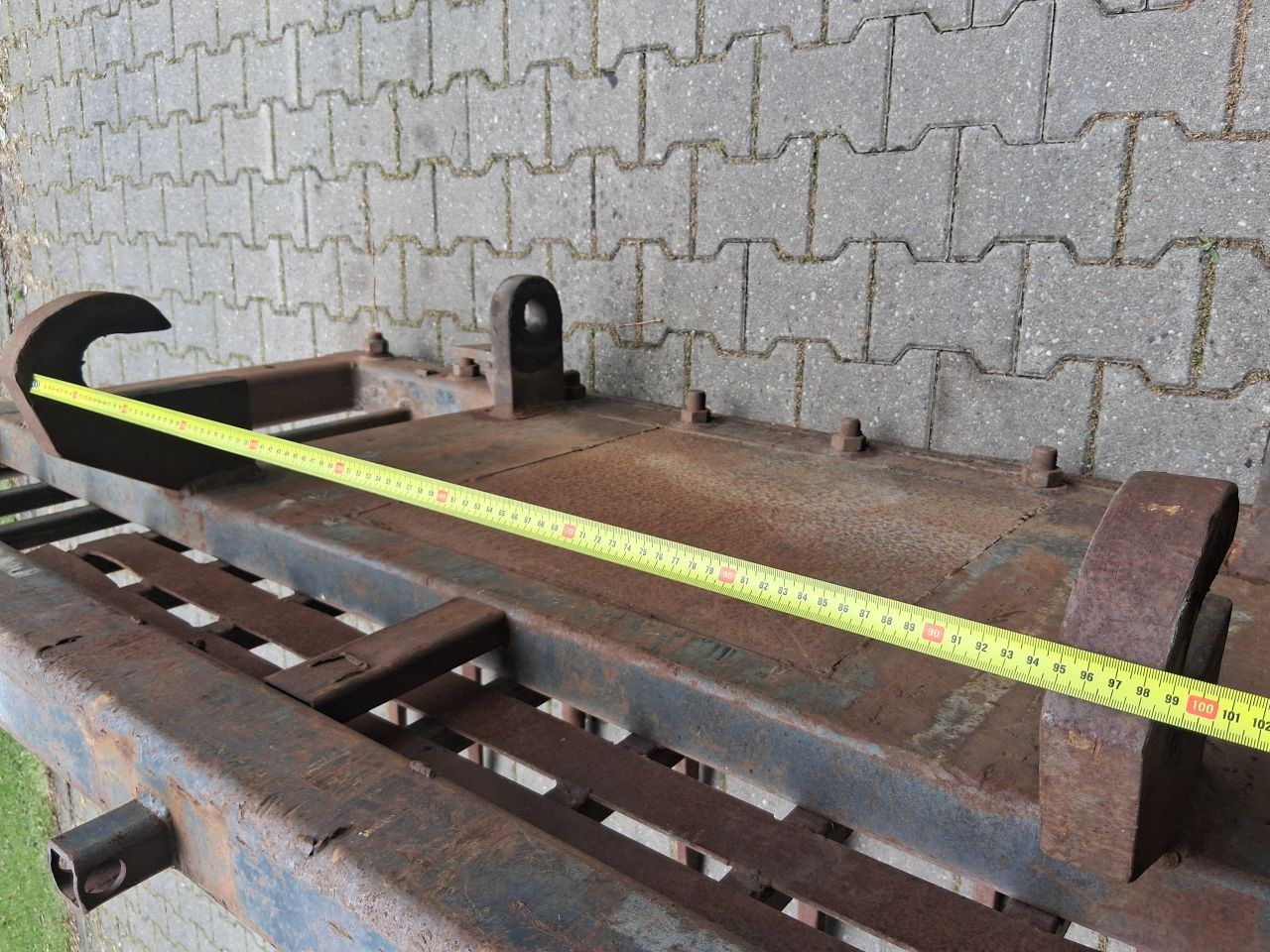 Grasvork hooivork riek shovel 2.2 meter breed