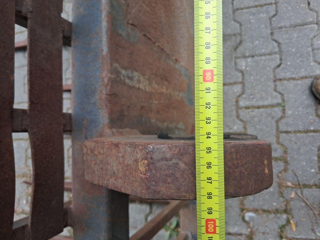 Grasvork hooivork riek shovel 2.2 meter breed