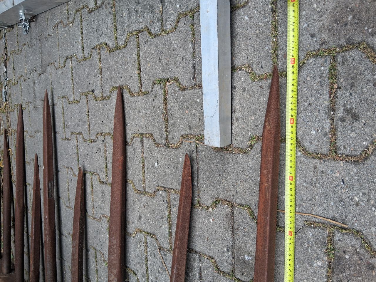 Grasvork hooivork riek shovel 2.2 meter breed