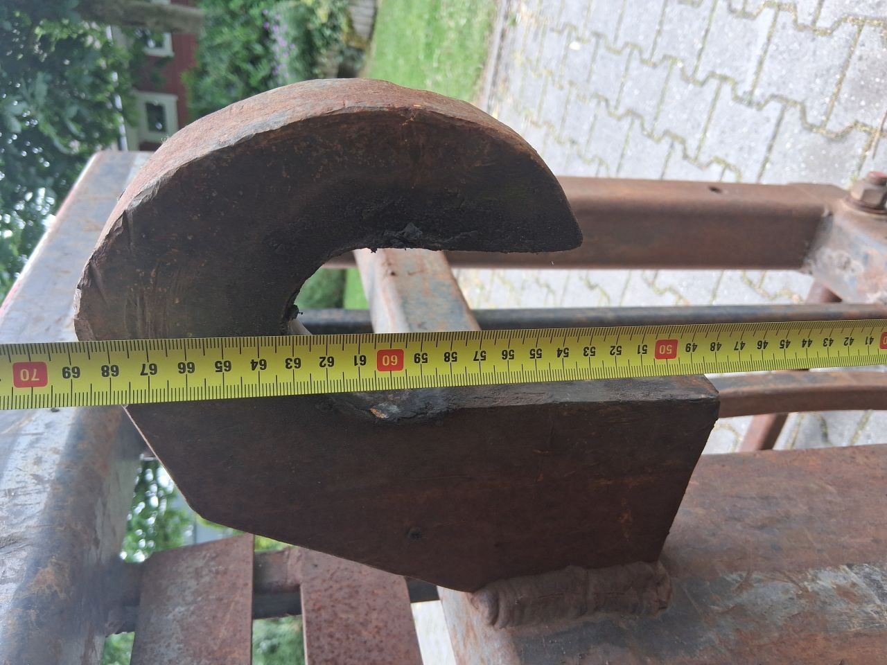 Grasvork hooivork riek shovel 2.2 meter breed