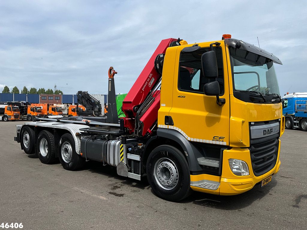 DAF FAQ CF 400 8x2 Euro 6 HMF 26 Tonmeter laadkraan Just 190.212 km!