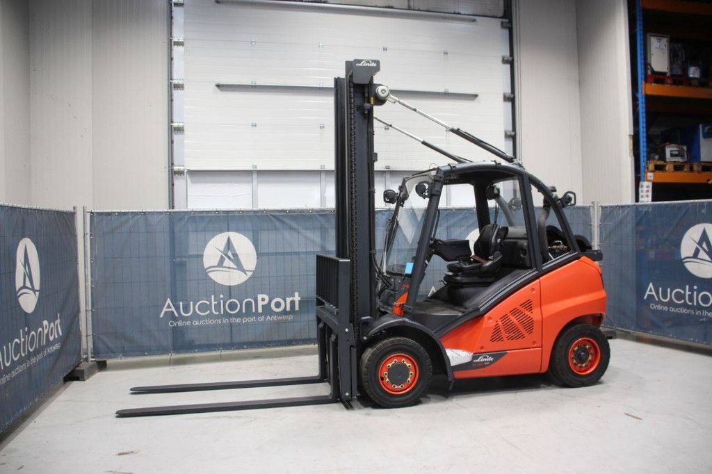 Linde H40T-02 LPG Forklift 4000kg 7.0m 2016
