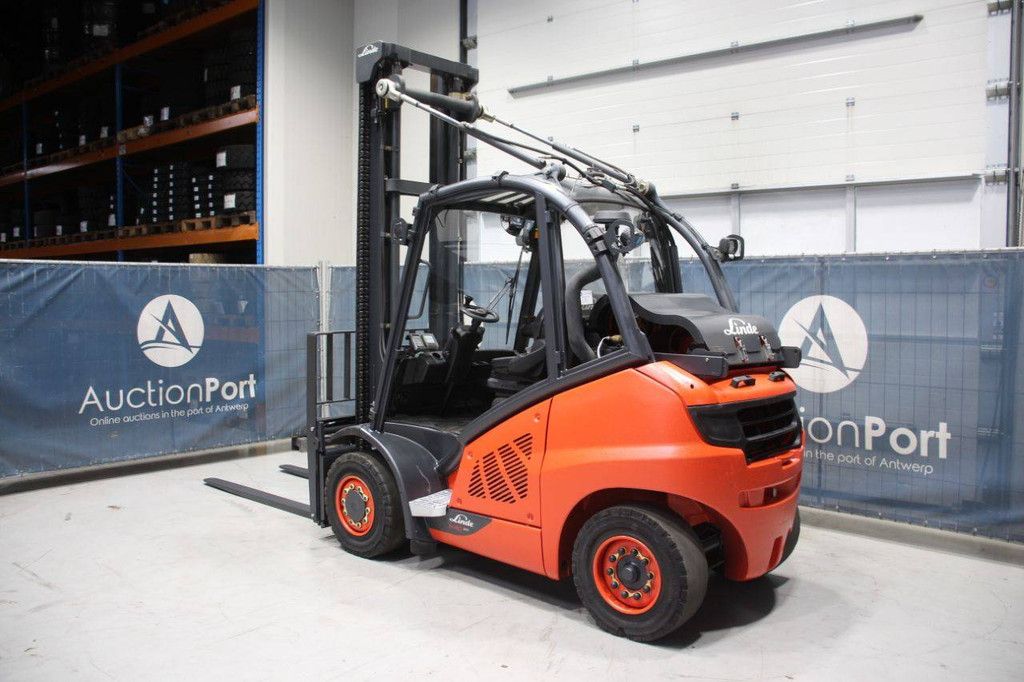 Linde H40T-02 LPG Forklift 4000kg 7.0m 2016