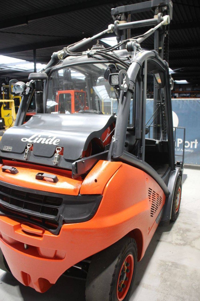 Linde H40T-02 LPG Forklift 4000kg 7.0m 2016
