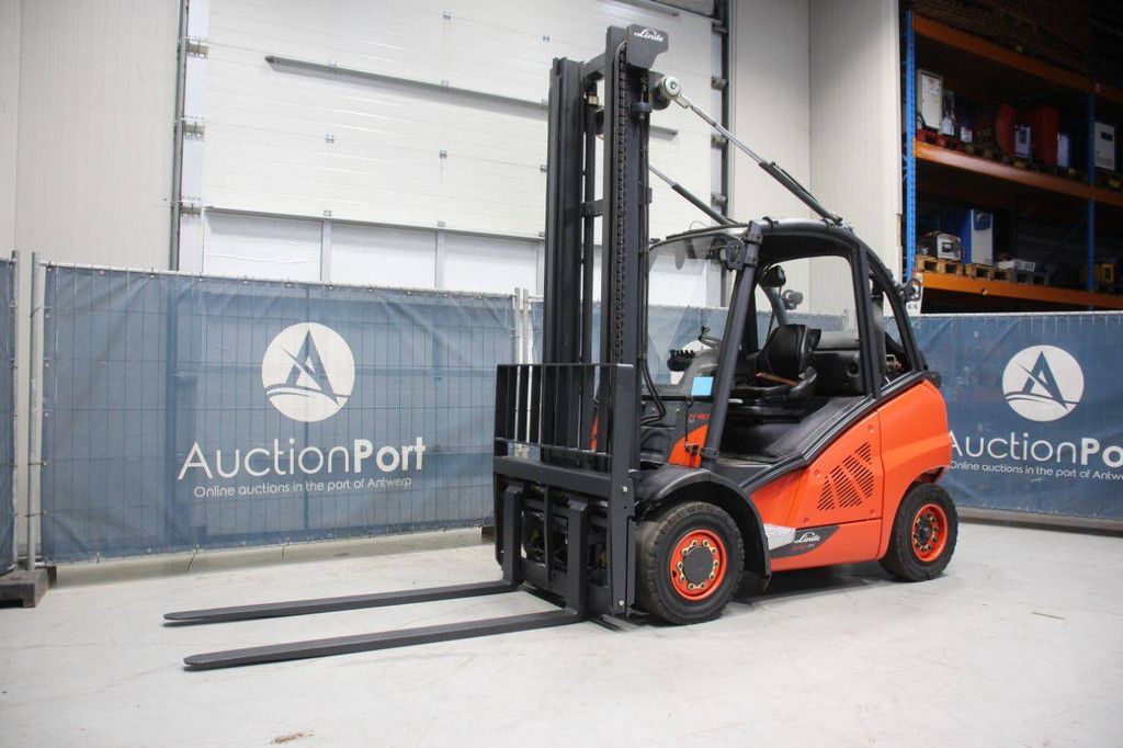 Linde H40T-02 LPG Forklift 4000kg 7.0m 2016