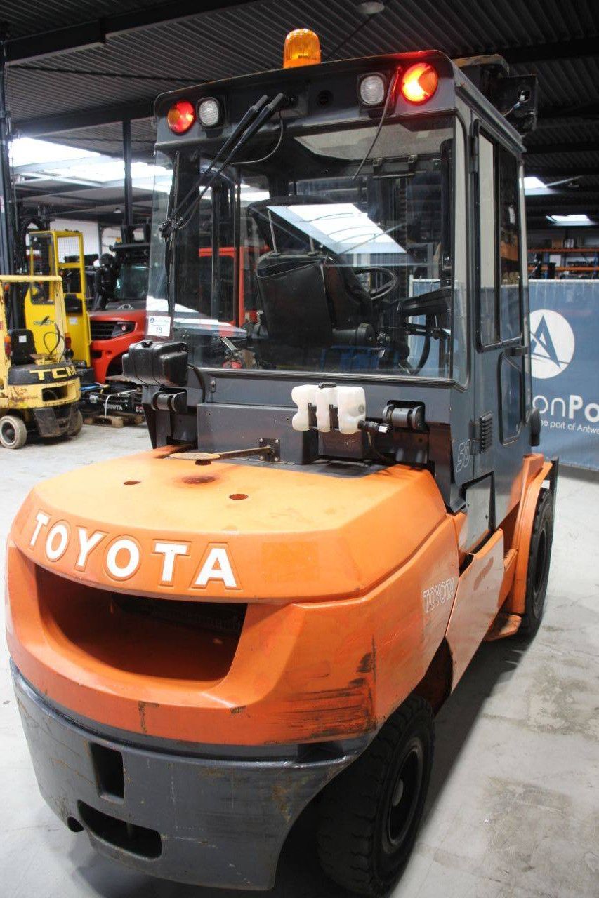 Forklift Toyota 7FDA50 Diesel 5000kg 4.0m 2007