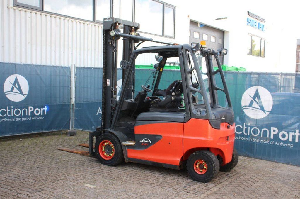 Linde E40H-01/600 Elektrostapler 4000kg 4,2m 2016